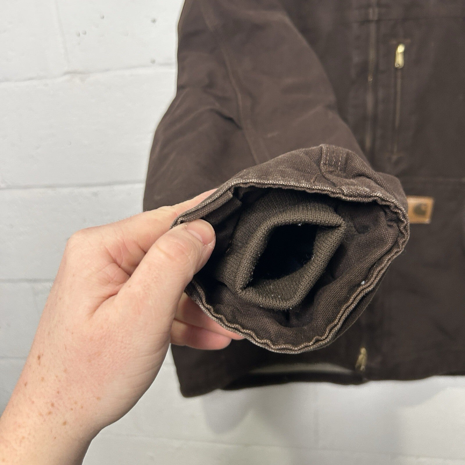 Vintage Carhartt Sherpa-Lined Ridge Jacket “Dark Brown” C61 DKB Men’s X-Large