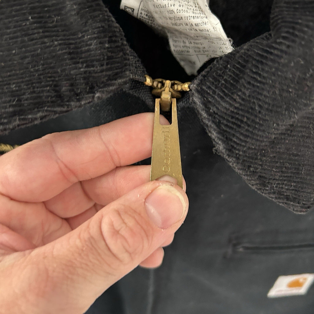 Vintage Carhartt Blanket-Lined Detroit Jacket “Black” J01 BLK Men’s X-Large