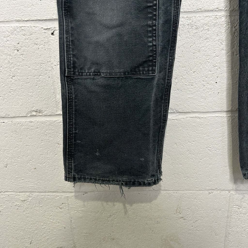 Vintage Faded Carhartt DoubleKnee Carpenter Pants “Black”