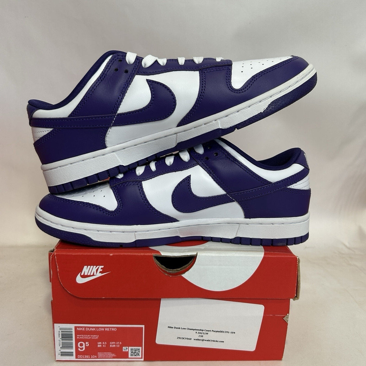 Nike Dunk Low Retro “Championship Court Purple”