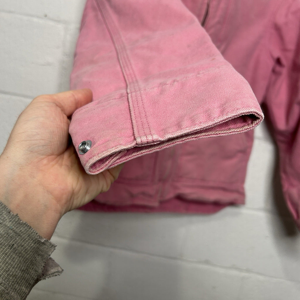 Vintage Carhartt Sherpa-Lined Canyon Jacket “Pink Rose” WJ022 PKR Women’s Small