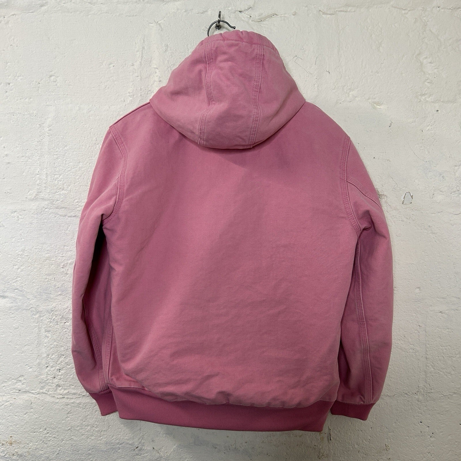 Y2K Carhartt Quilted Hooded Active Jacket  “Pink Rose” WJ130 PKR Women’s Medium