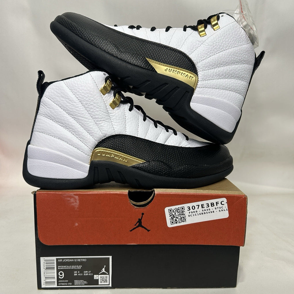 Nike Air Jordan 12 Retro OH “Royalty Taxi/White Black” CT8013-170 Men’s 9 New