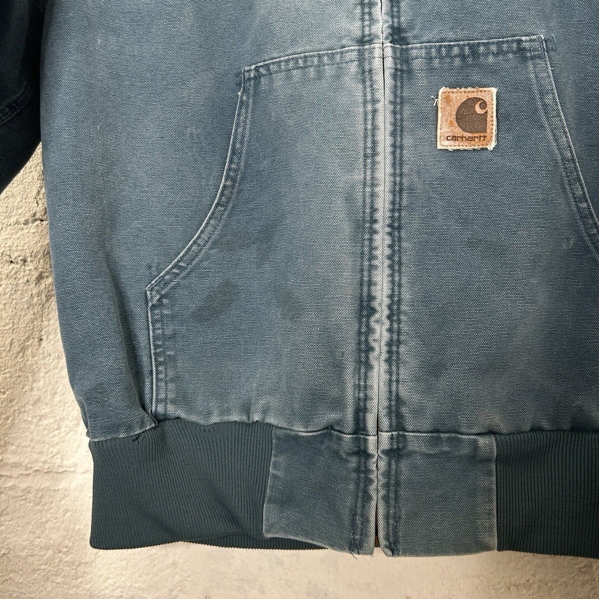 Vintage Carhartt Quilted Hooded Active Jacket “Cobalt Blue” JQ296