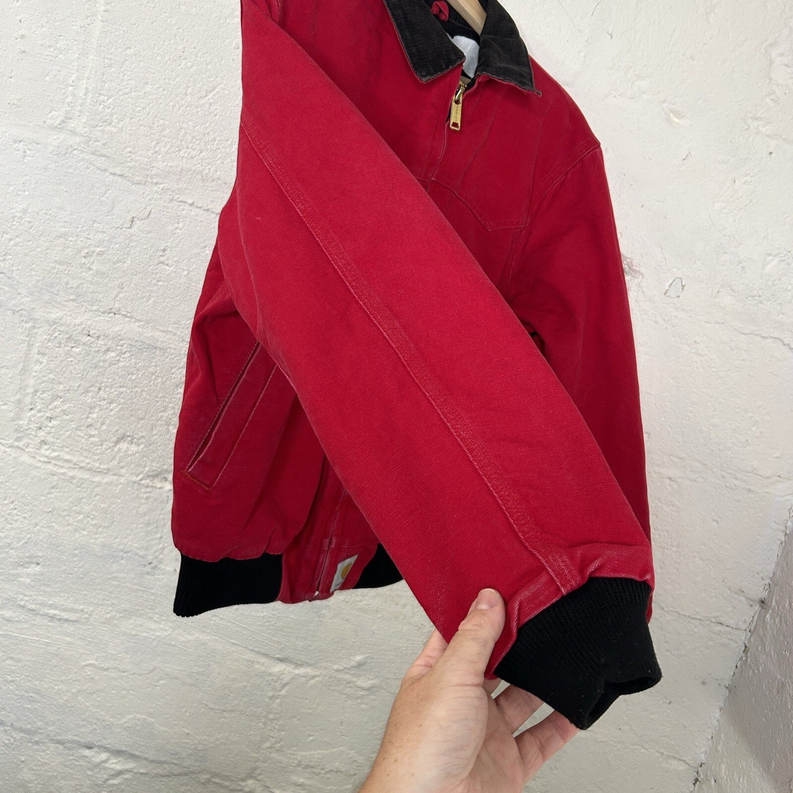 Vintage Carhartt Quilted Santa Fe Jacket “Red” J13RED/JQ2100 Men’s Medium