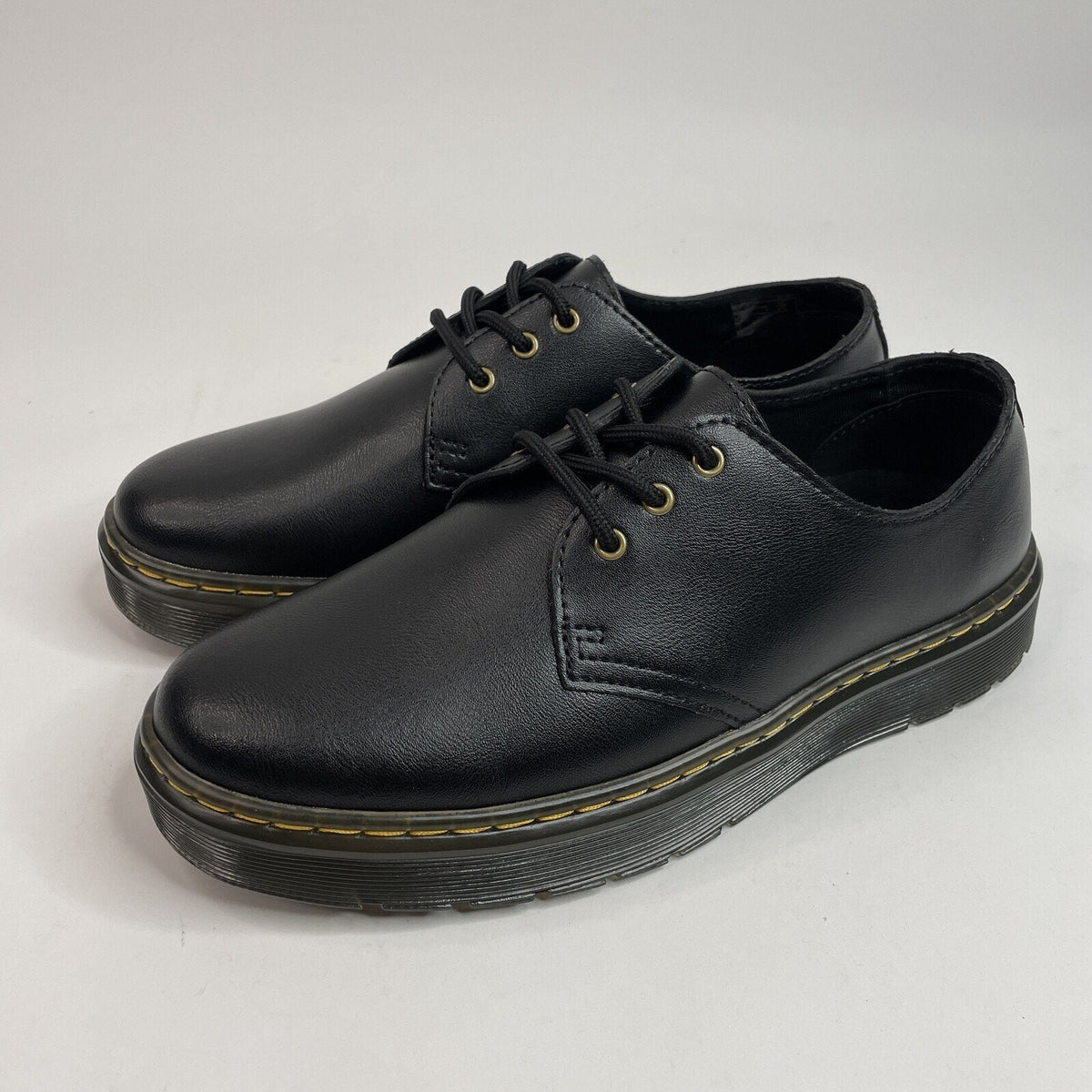 Dr. Martens Zavala Lo Oxford Black Leather Women’s Size 8 Men’s Size 7 - LA004