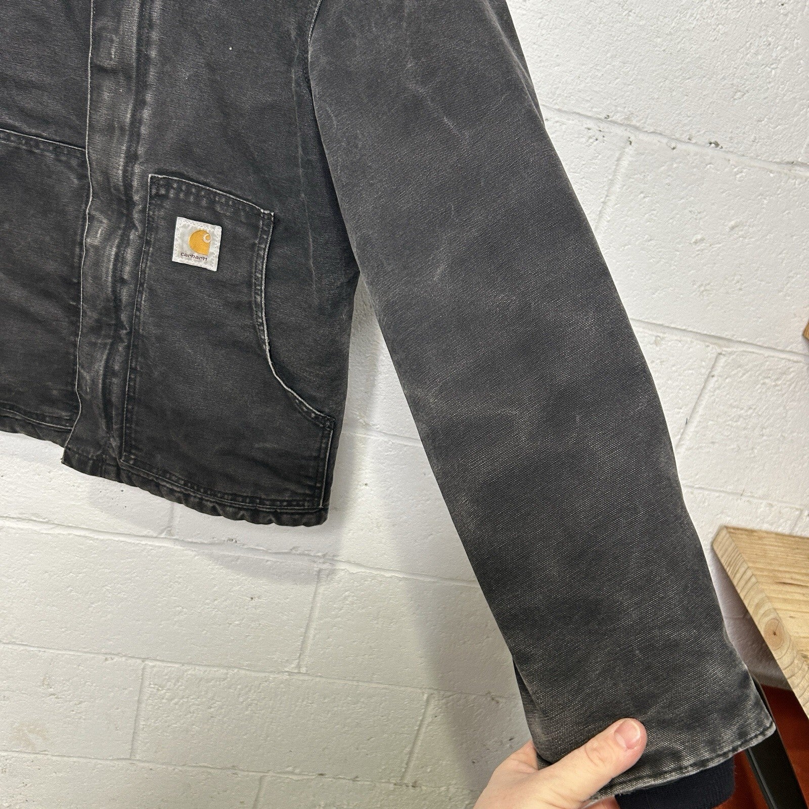 Vintage Carhartt Quilted Artic Jacket “Black” EJ022/J22 BLK Men’s Small