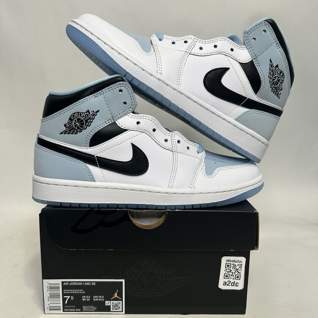 Nike Shoes Air Jordan 1 Mid SE “UNC/Ice Blue" 2024