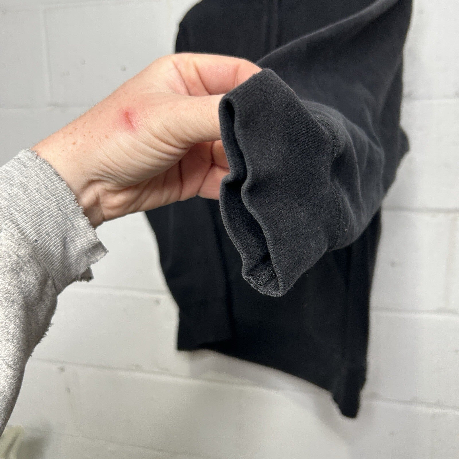 Supreme Tonal Logo Hooded Sweatshirt Hoodie “Black” Men’s Medium Worn