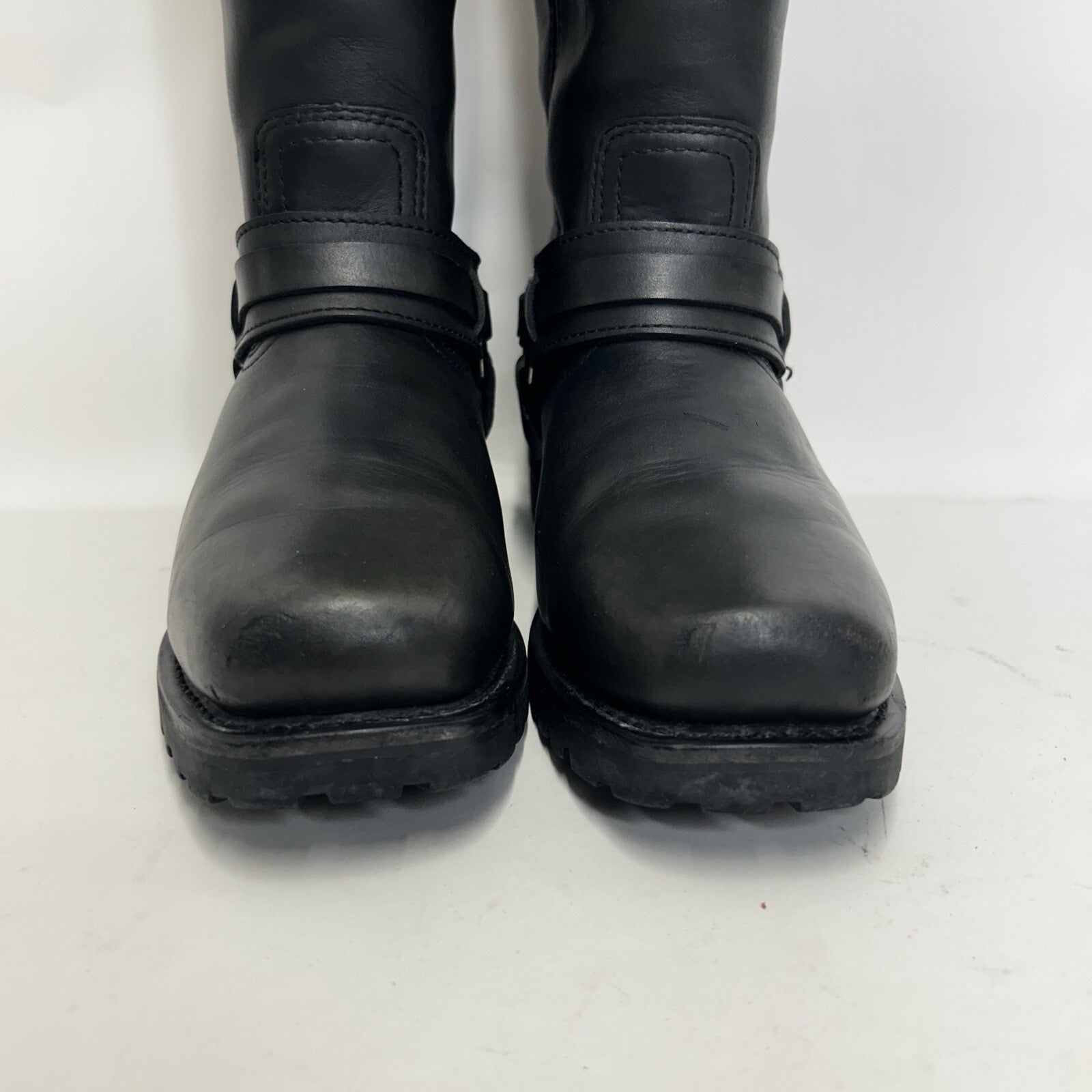 Vintage Harley-Davidson Motorcycle Flame Logo Boots “Black” 91055 Men’s 9