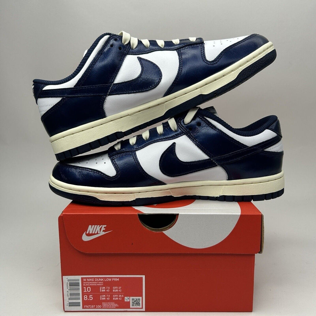 Nike Dunk Low Premium WMNS “Vintage Navy” FN7197-100 Women’s 10 New