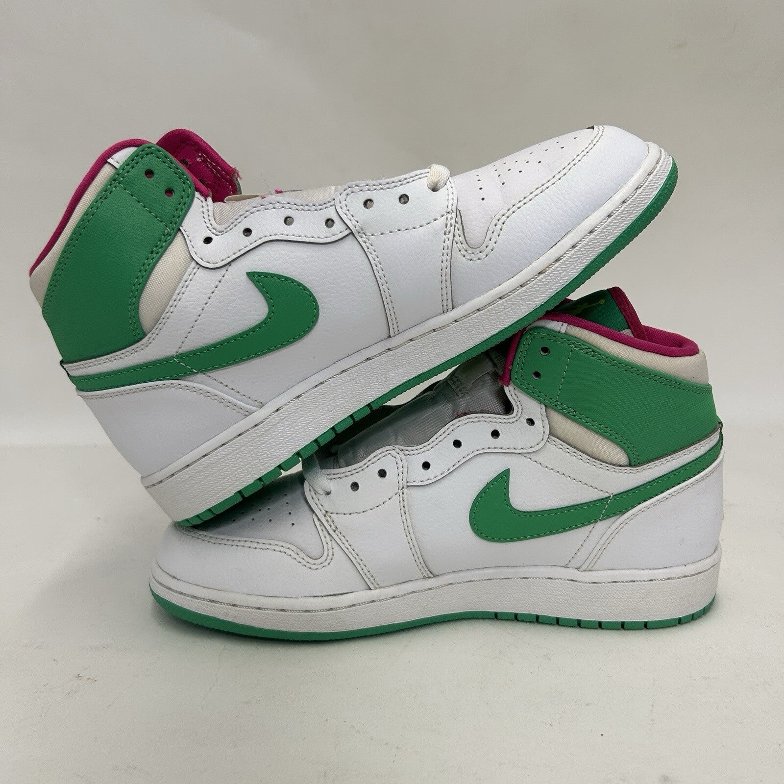 Air Jordan 1 Retro High GG “Easter/White Gamma Green Pink” 332148-134 6Y Worn