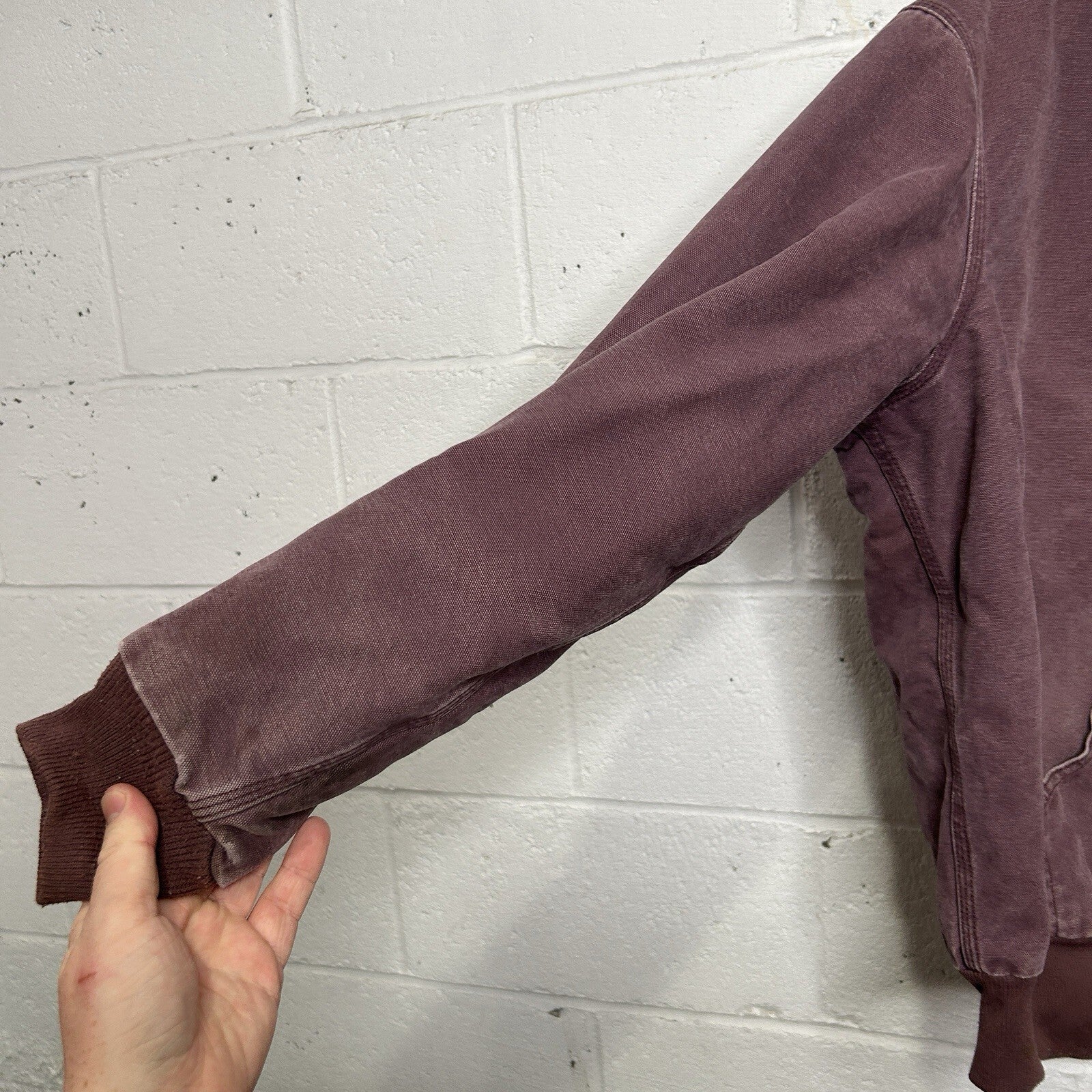 Vintage Carhartt Quilted Active Jacket “Deep Plum” WJ130 DPM Women’s Large