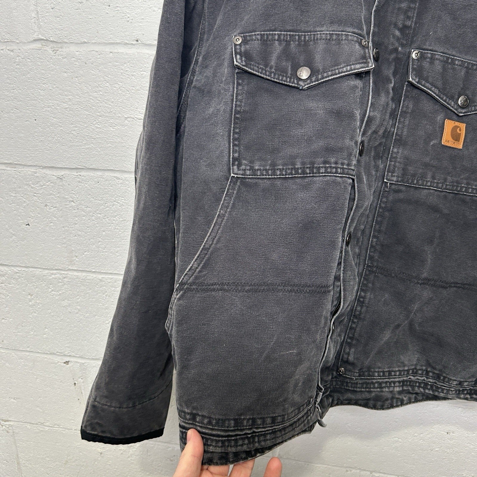 Carhartt Berwick Fleece-Lined Jacket “Black” 101230-001 Men’s 2XL