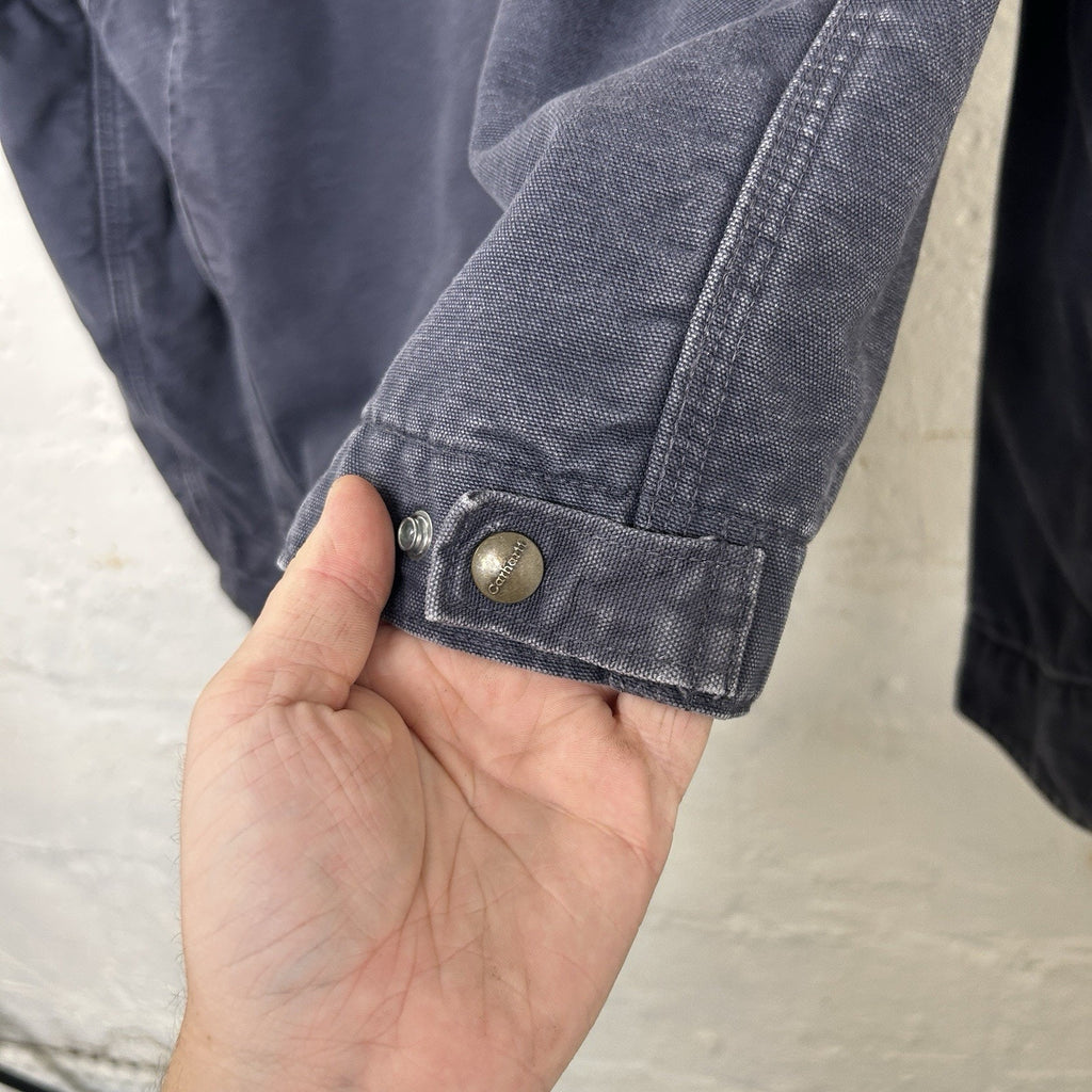 Vintage Carhartt Blanket-Lined Detroit Jacket “Petrol Blue” J204 PTB