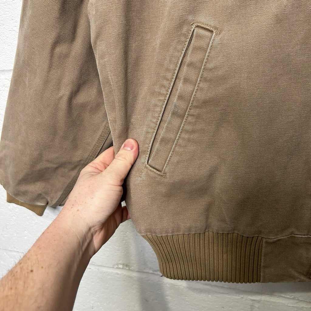 Vintage Carhartt Quilted Santa Fe Jacket “Saddle” J14 SDL Men’s Medium