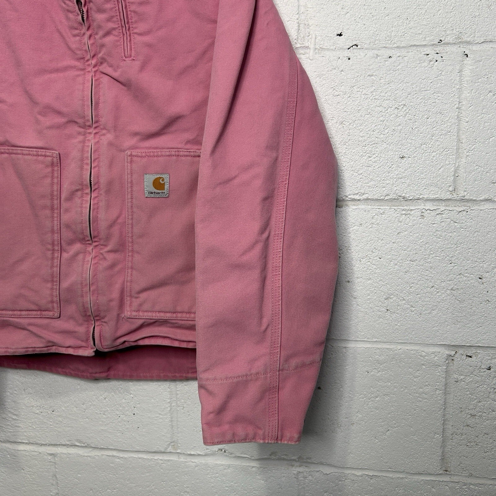 Vintage Carhartt Sherpa-Lined Canyon Jacket “Pink Rose” WJ022 PKR Women’s XL