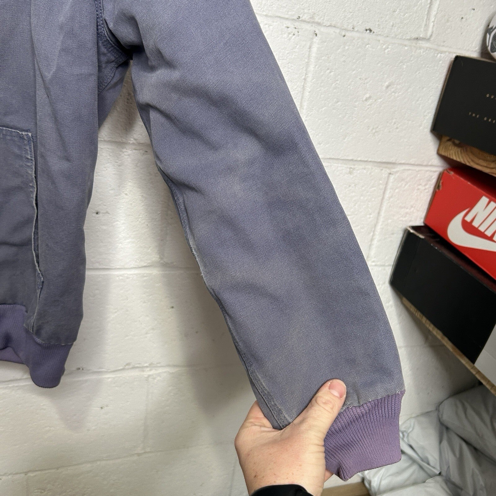 Carhartt Quilt-Lined Hooded Active Jacket “Periwinkle” 100057-430 Women’s Medium