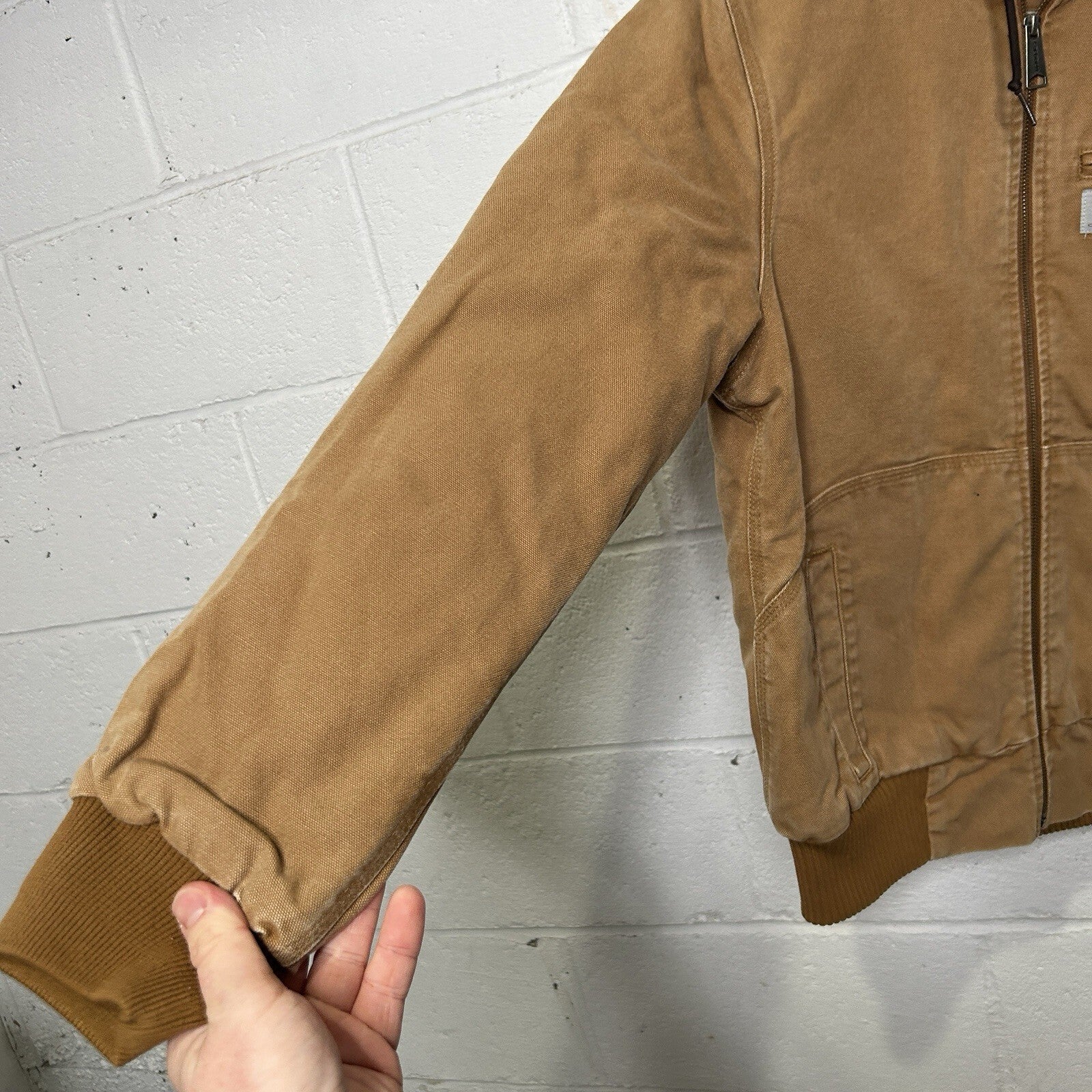 Carhartt Sherpa-Lined Wildwood Jacket “Brown” 100815-211 Women’s Medium
