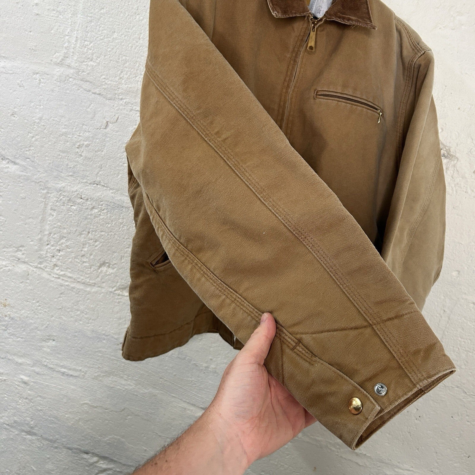 Vintage Carhartt Blanket-Lined Detroit Jacket “Brown” 6BLJ Men’s Medium