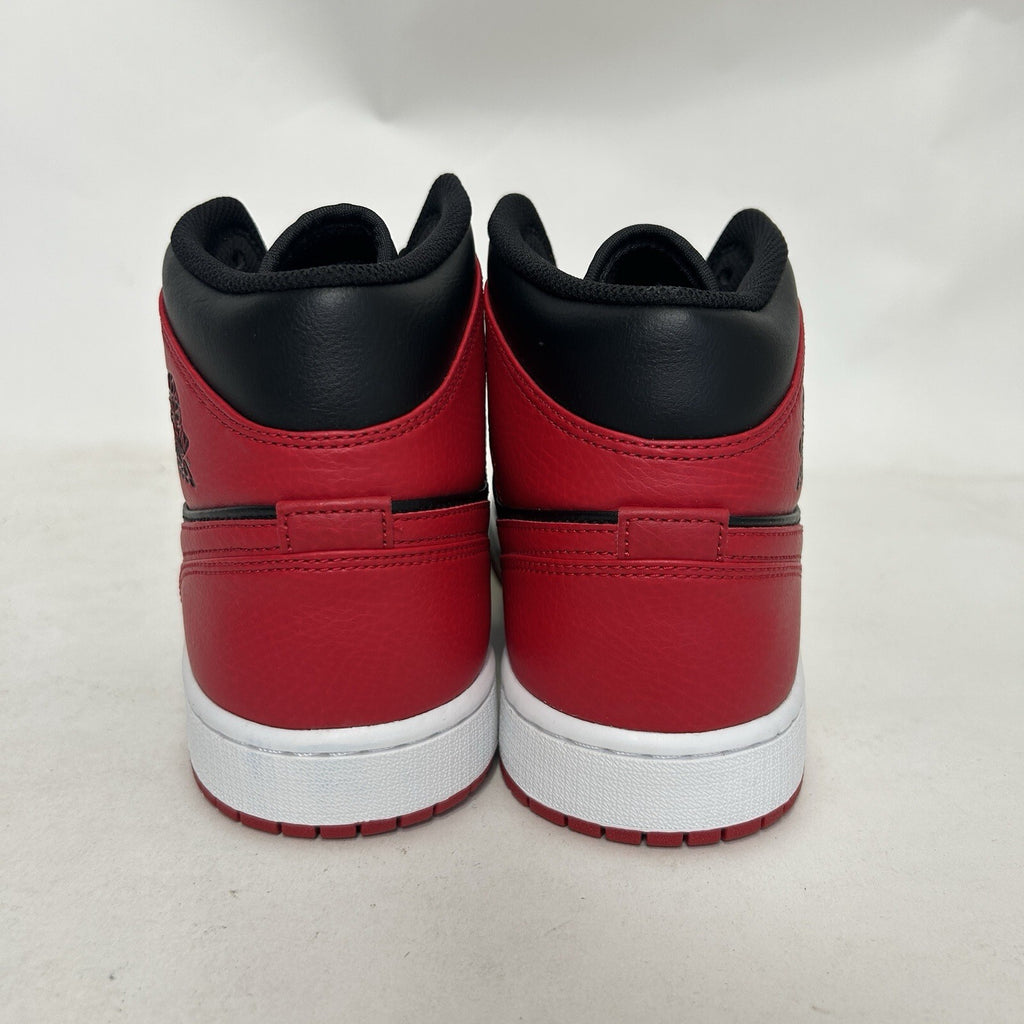 Nike  Air Jordan 1 Mid Retro “Banned/Black Red White” 554724-074 Men's 11 New
