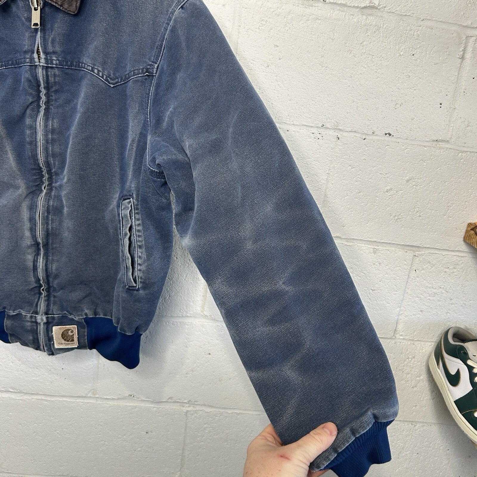 Vintage Carhartt Quilted Santa Fe Jacket “Blue” J14 BLU Men’s Medium Rare