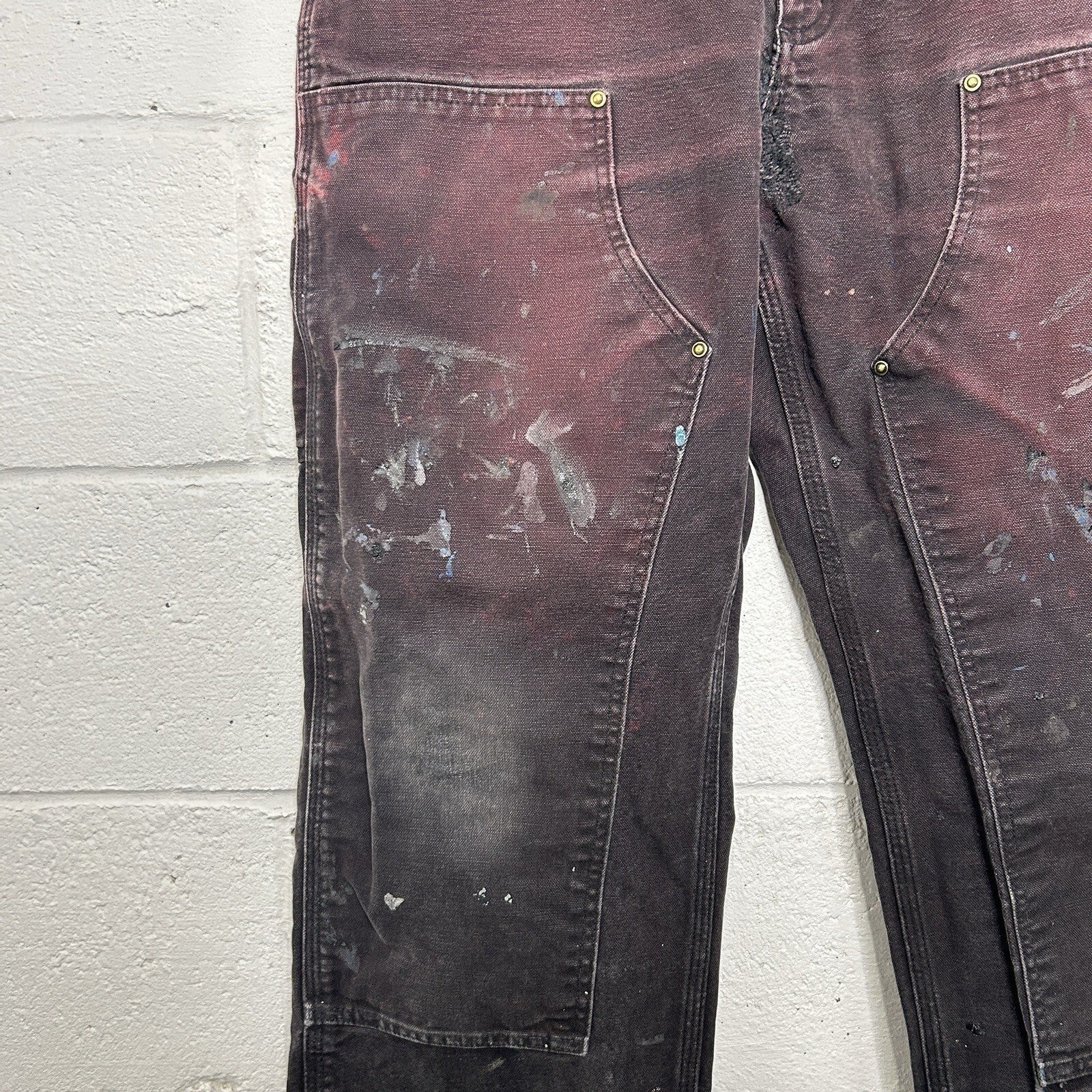 Vintage Carhartt DoubleKnee Carpenter Pants “Black” B01 BLK