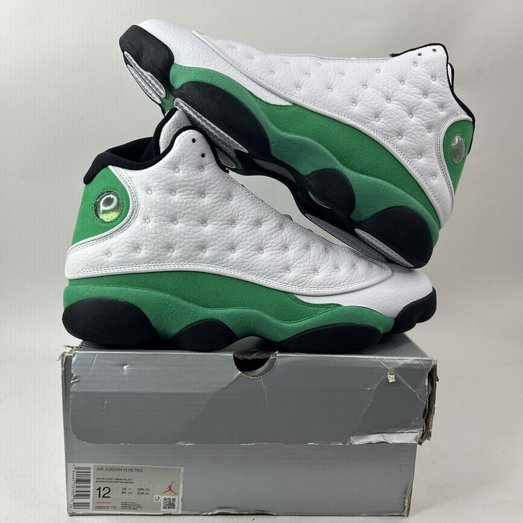 Nike Shoes Air Jordan 13 Retro "White Lucky Green" 2024