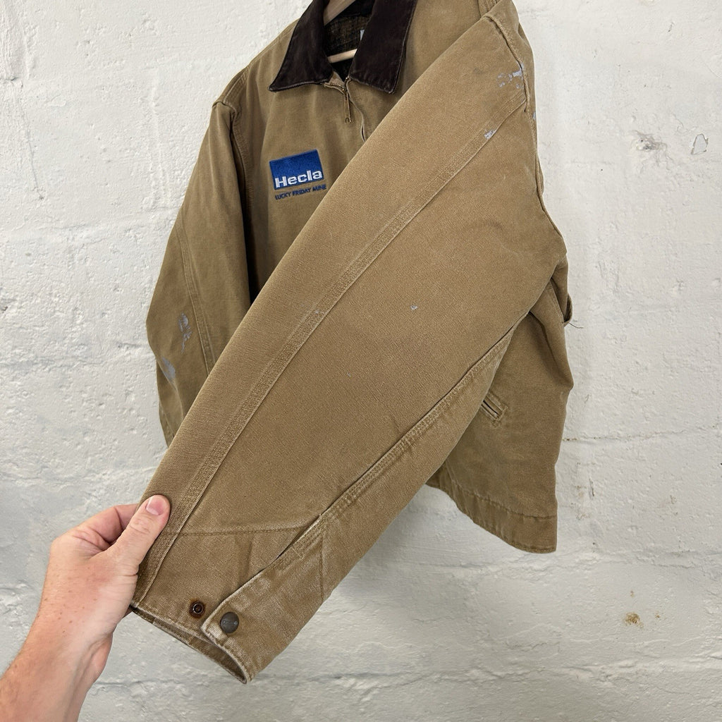Vintage Carhartt Blanket-Lined Detroit Jacket “Camel” J97 CML Men’s X-Large