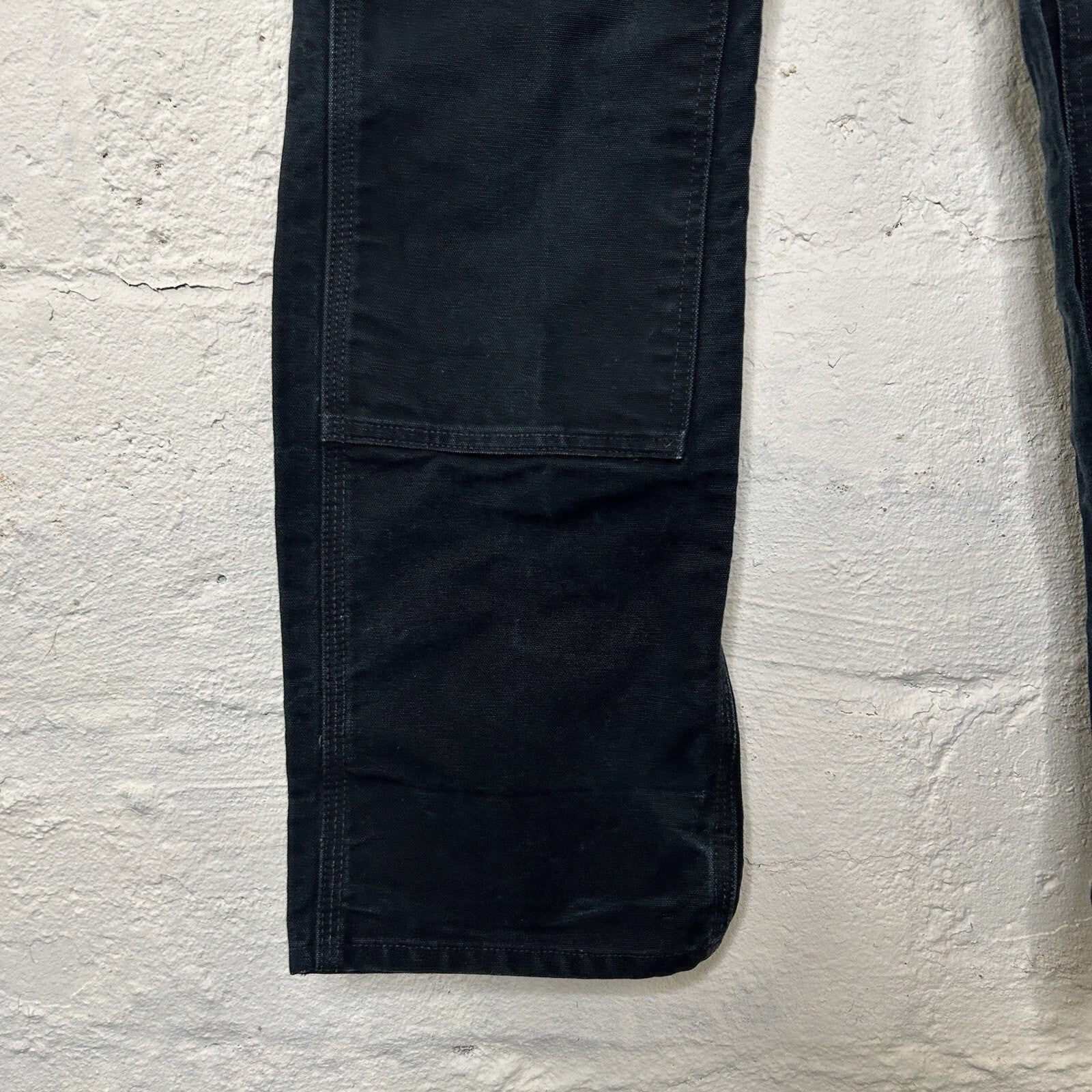 Vintage Faded Carhartt DoubleKnee Carpenter Pants “Black”