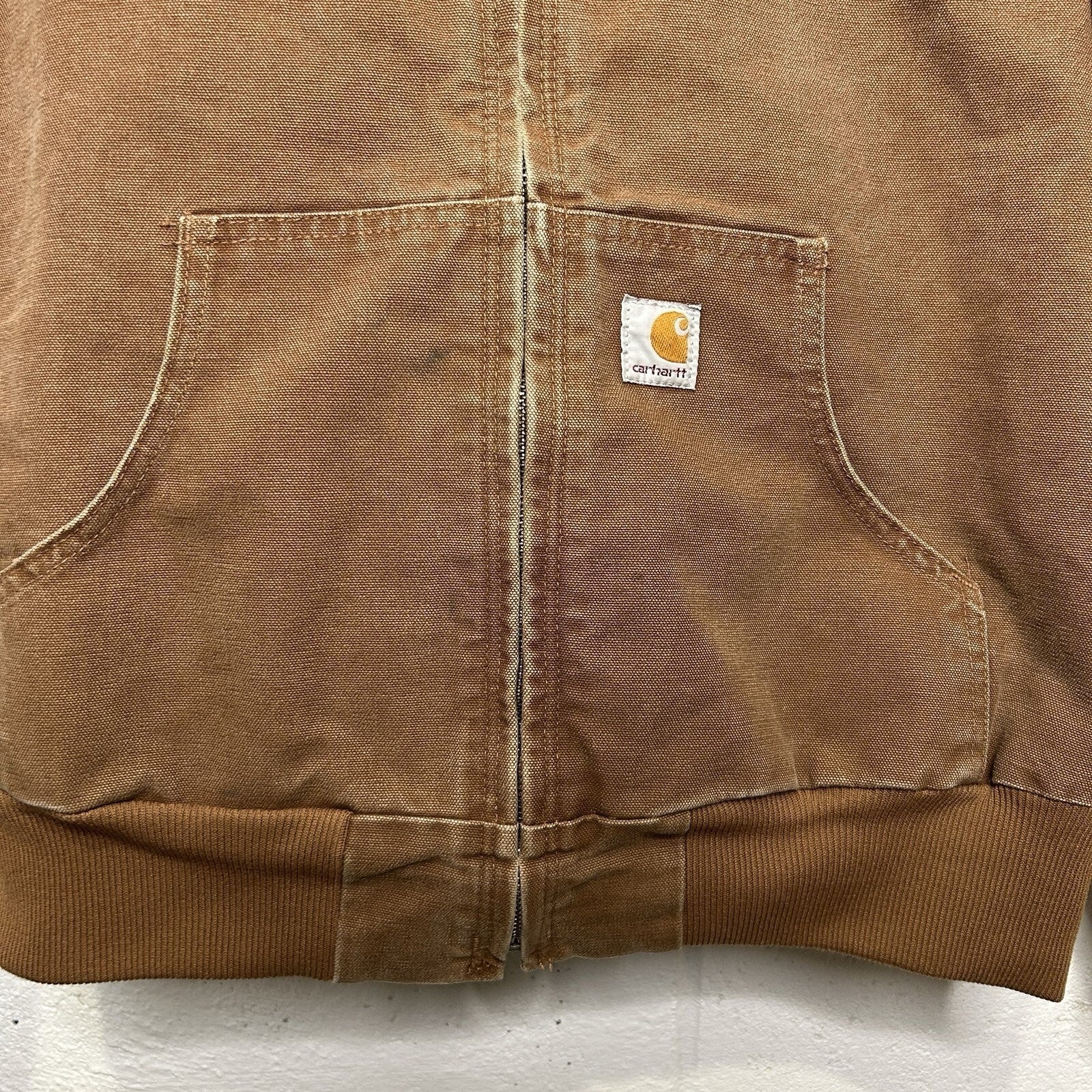 Y2K Carhartt Quilted Hooded Active Jacket “Brown” WJ130 BRN Women’s Large