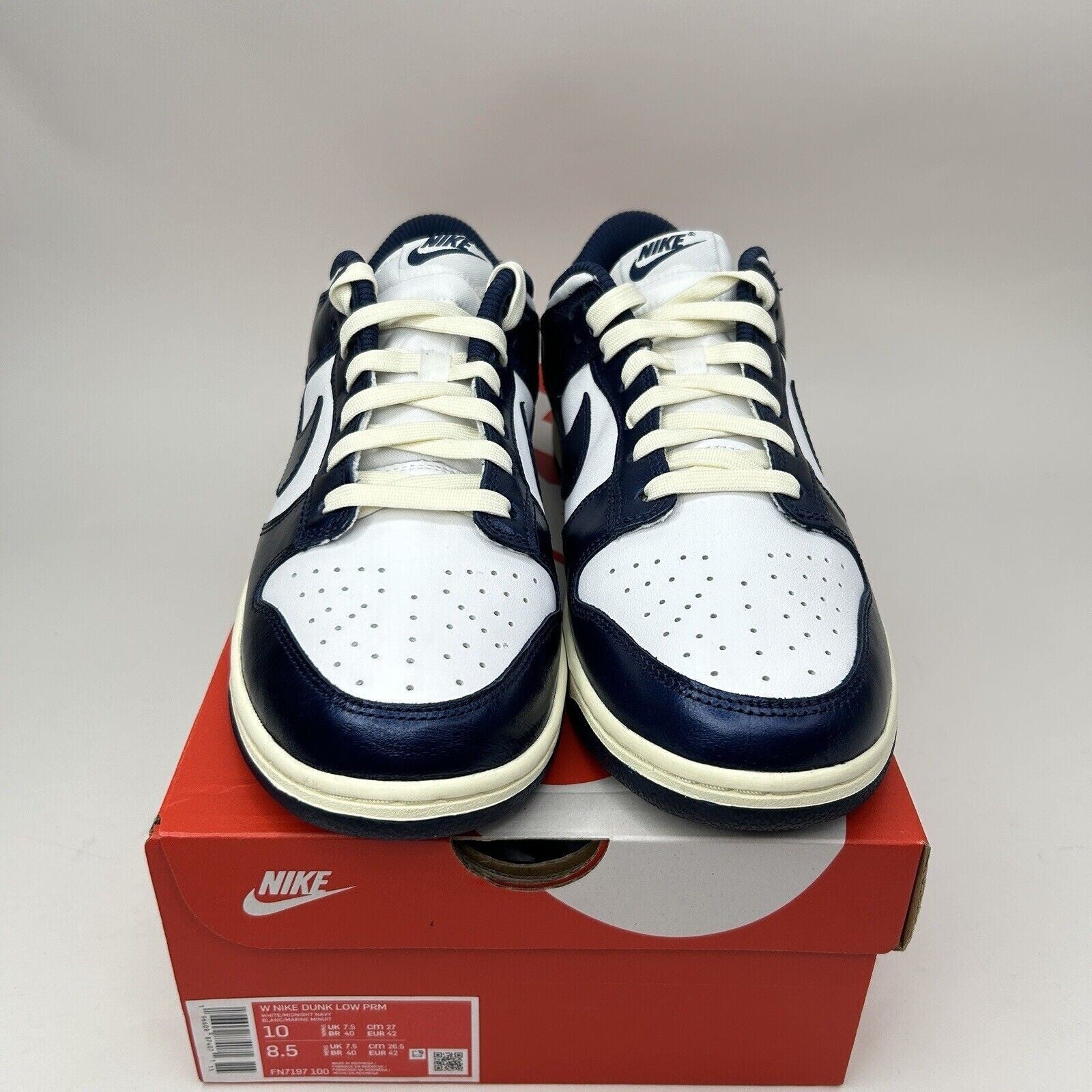 Nike Dunk Low Premium WMNS “Vintage Navy” FN7197-100 Women’s 10 New