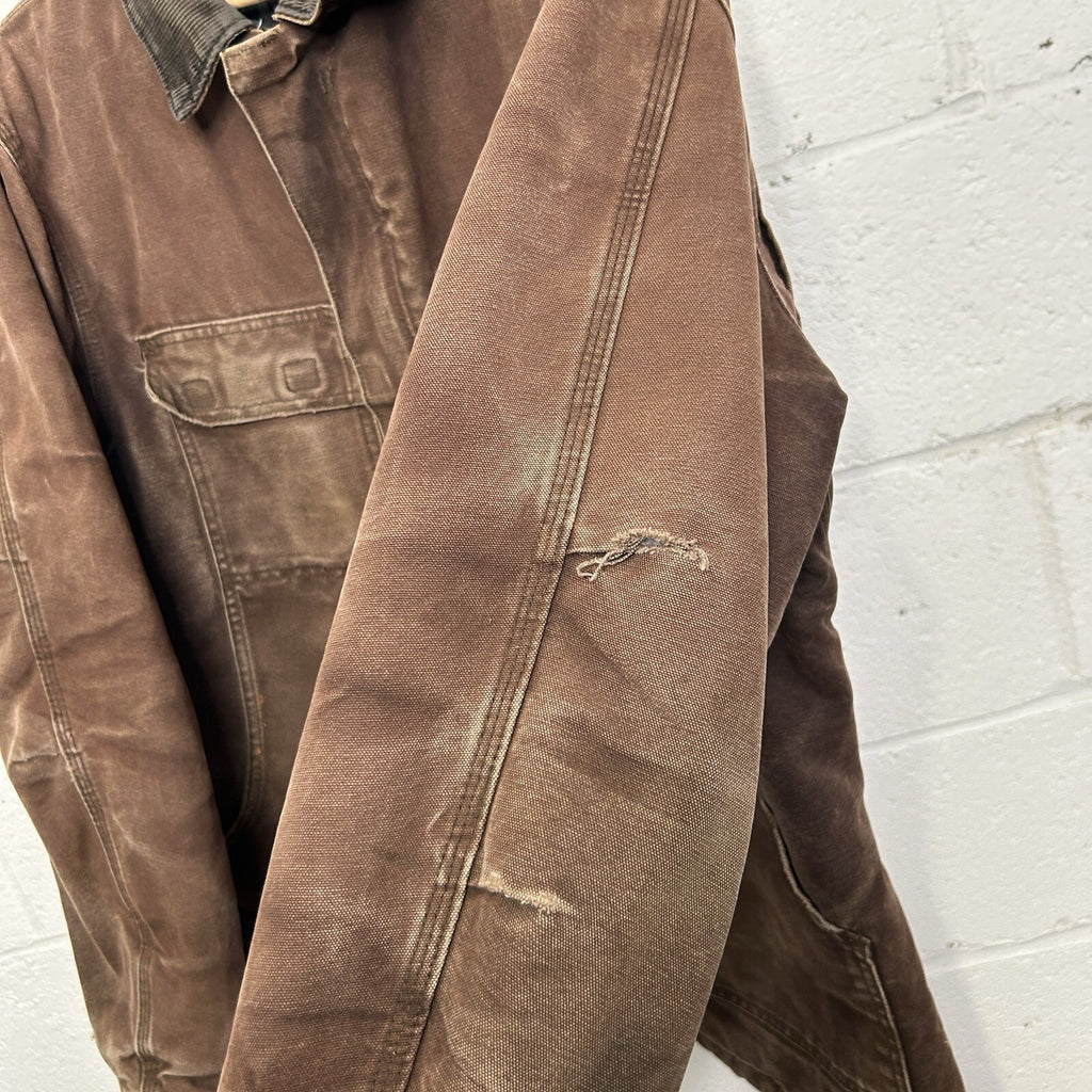 Vintage Carhartt Quilted Artic Jacket “Dark Brown” C26 DKB Men’s Medium