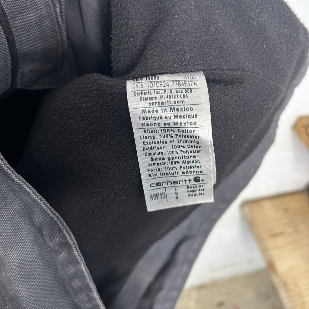 Carhartt Fleece-Lined Knoxville Hooded Vest “Shadow Grey”