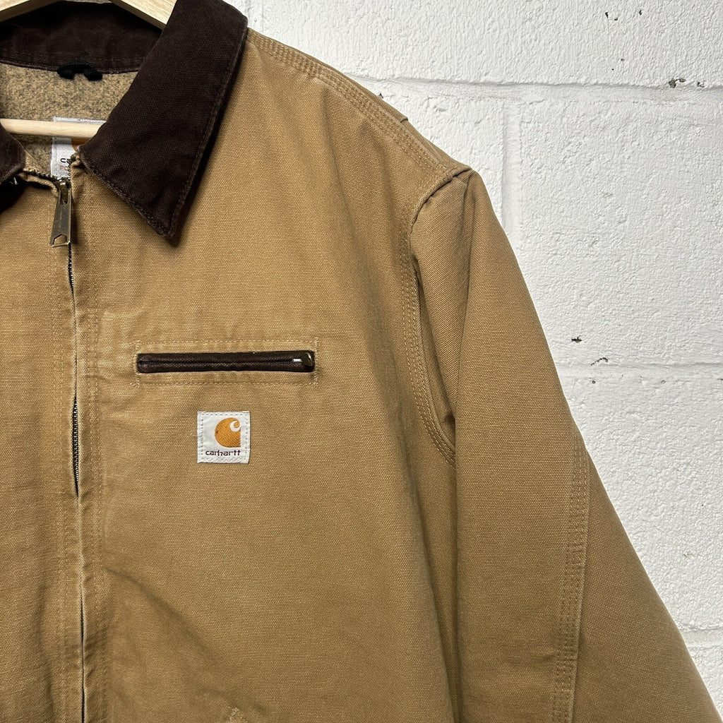Vintage Carhartt Sherpa-Lined Detroit Jacket “Camel” WJ097 CML Women’s X-Large