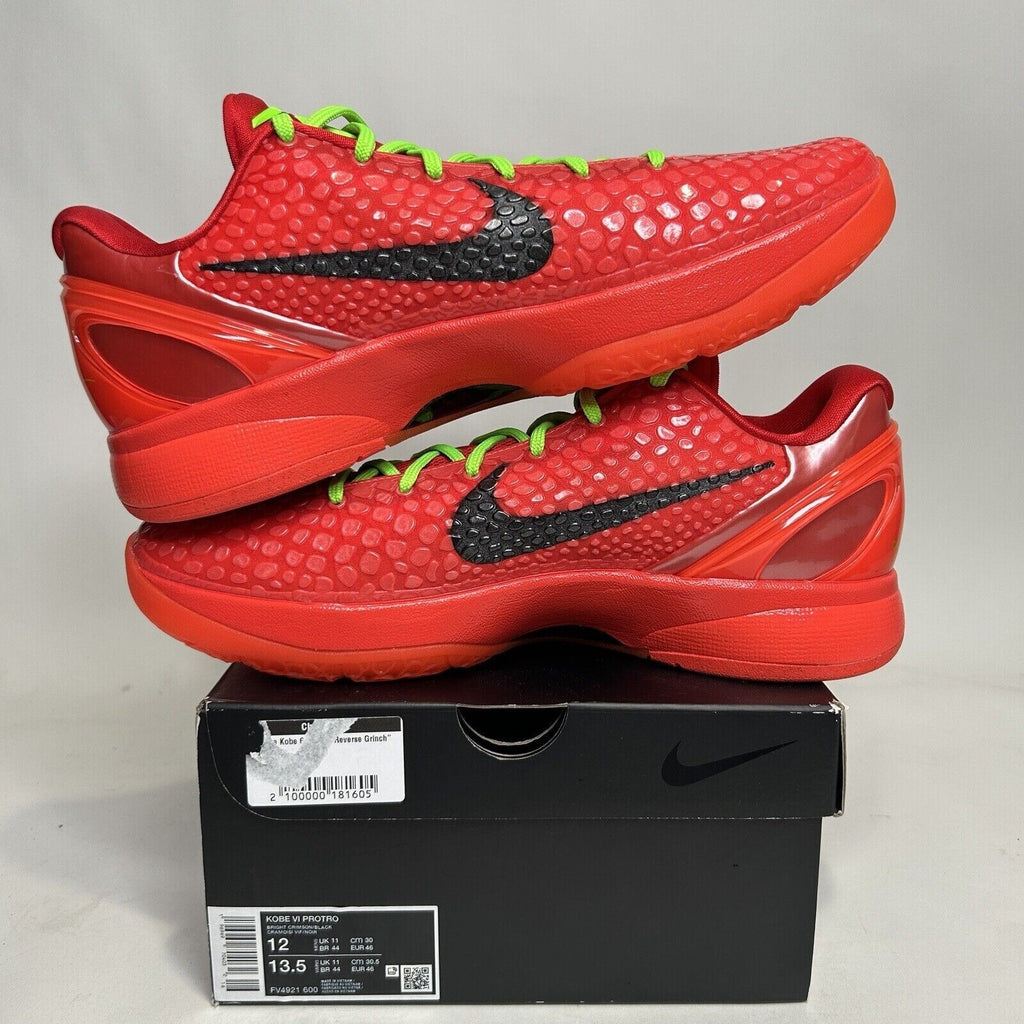 Nike Kobe VI Protro Low “Reverse Grinch/Bright Crimson” 2024