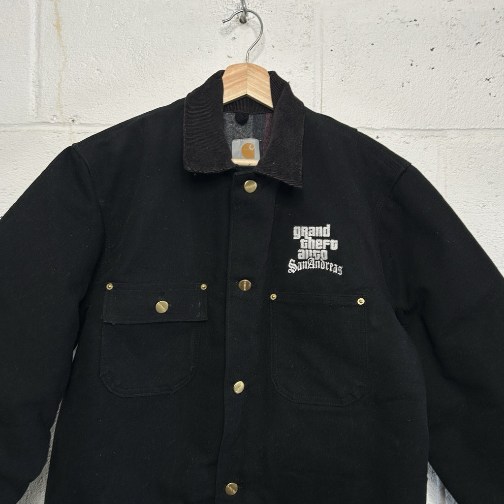 Vintage Carhartt X Rockstar Games GTA San Andreas Chore Coat “Black” C01 BLK