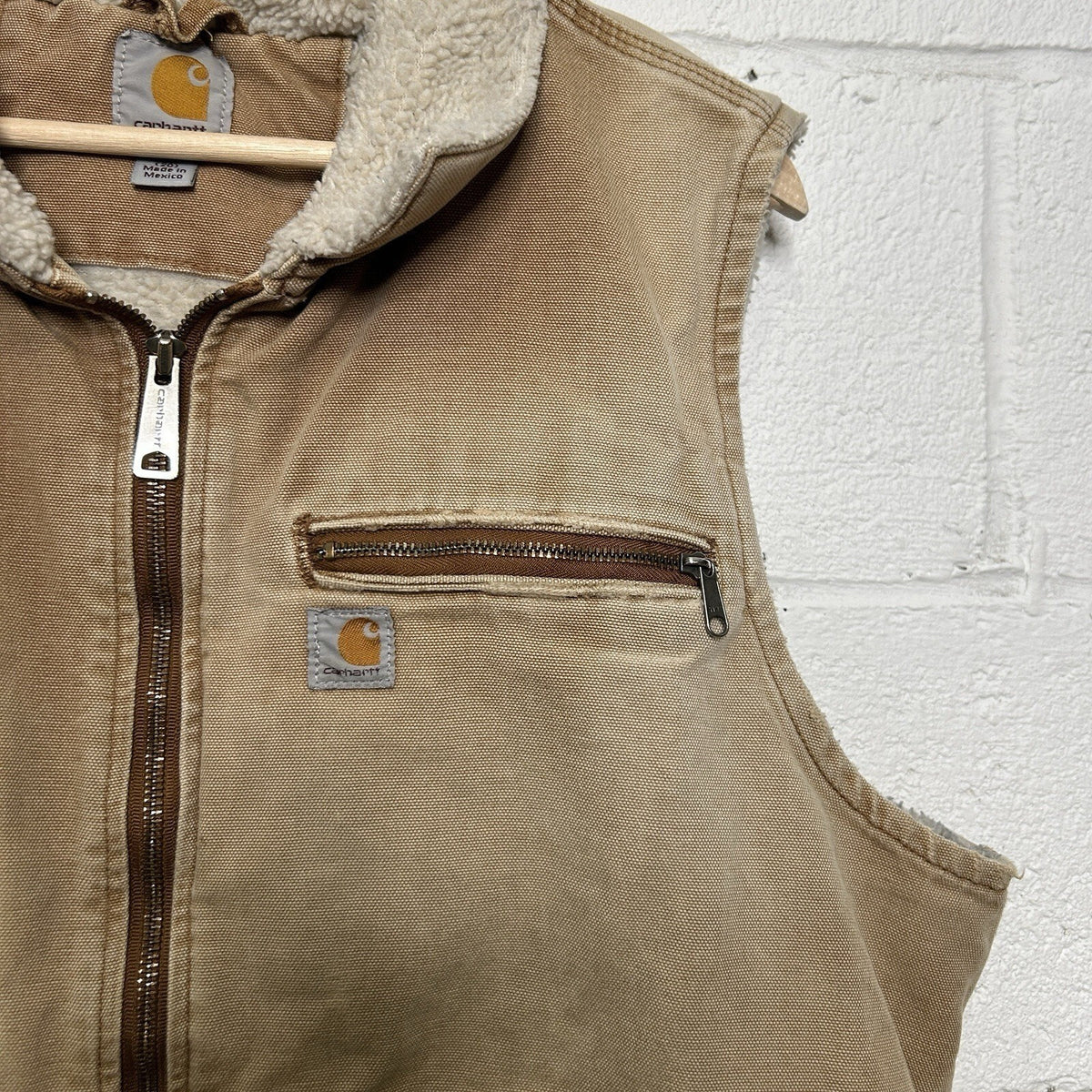 Carhartt Sherpa-Lined Wildwood Vest “Brown” 102253-211