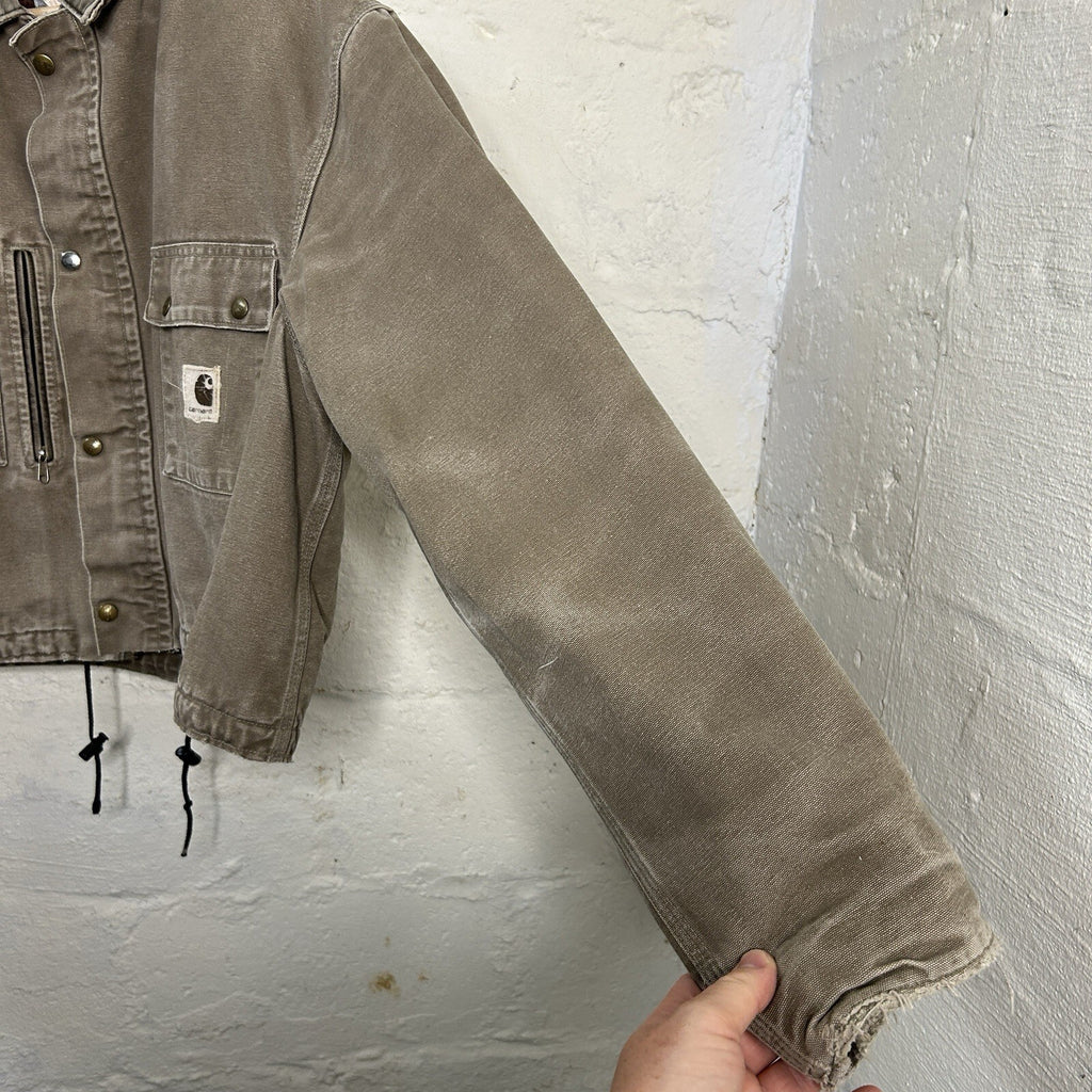 Vintage Carhartt Wool-Lined Cropped Duster Coat “Chestnut” PB2321 Men’s Medium