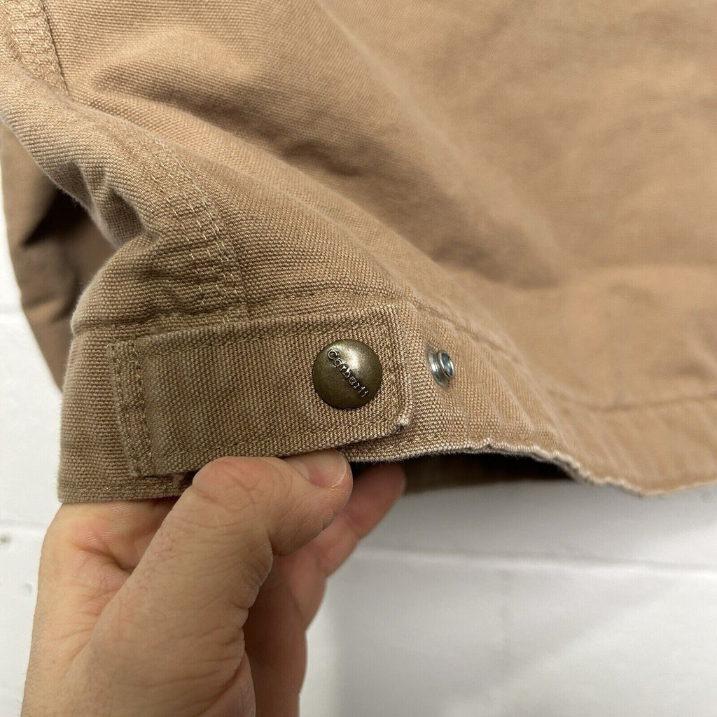 Vintage Carhartt Blanket-Lined Detroit Jacket “Saddle Brown” J204 SDL Men’s 2XL