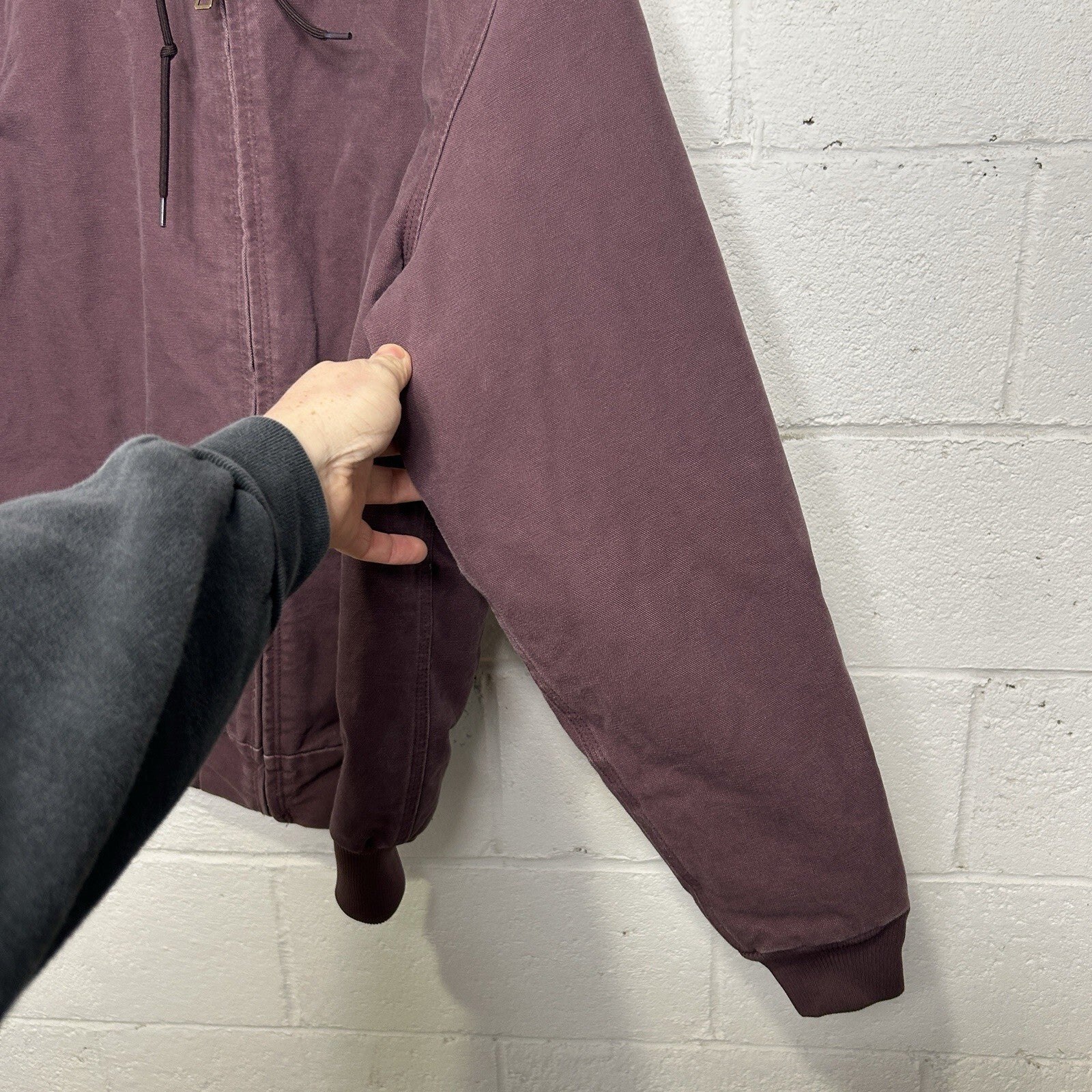 Vintage Carhartt Quilted Active Jacket “Deep Plum” WJ130 DPM Women’s Large