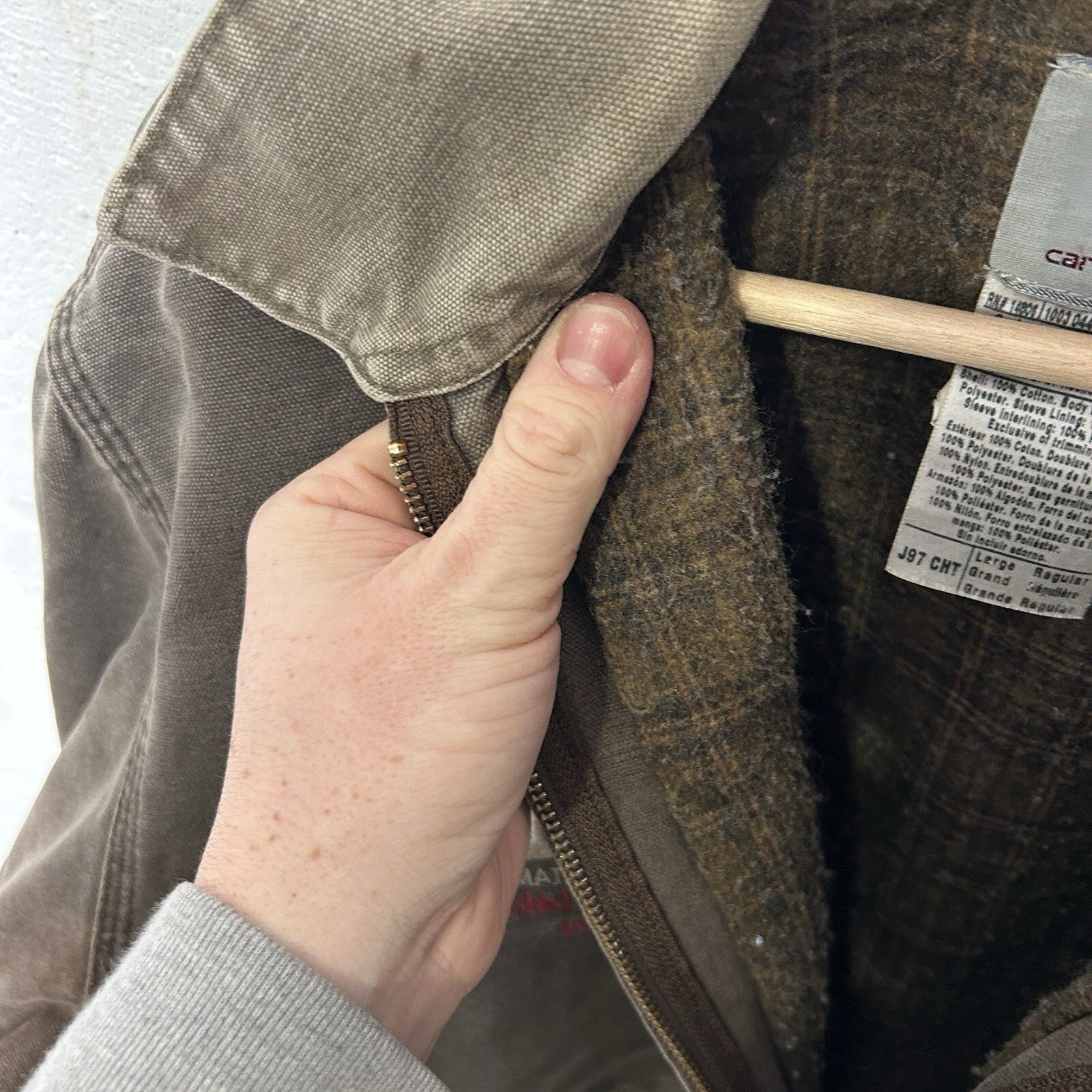 Vintage Carhartt Blanket-Lined” Jacket “Chestnut Brown” J97 CHT Men’s L