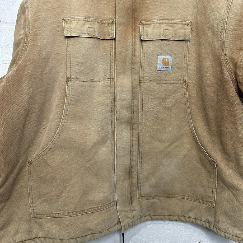 Vintage Carhartt Quilted Artic Jacket “Brown” CQ186 Men’s 2XL