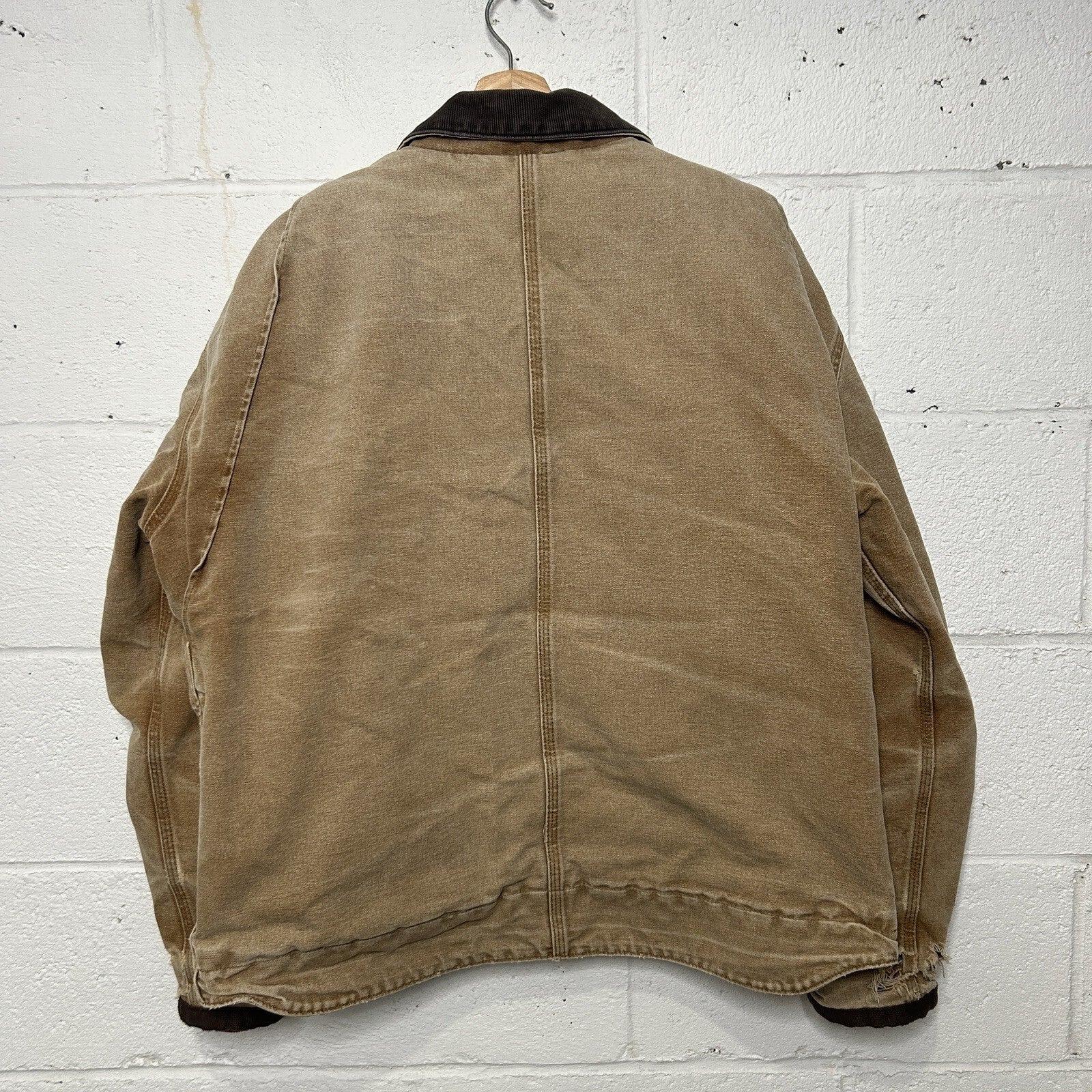 Carhartt Quilted Canvas Tractor Jacket “Brown” 103194-211 Men’s Large