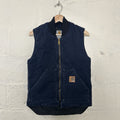 Vintage Carhartt Quilt-Lined Artic Vest “Midnight Blue” V02 MDT Men’s Small
