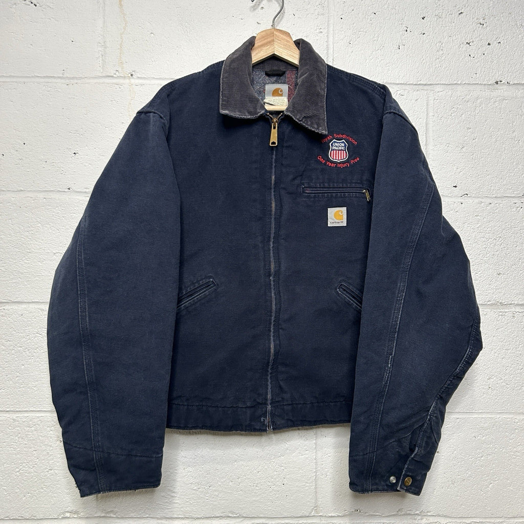 Vintage Carhartt Blanket-Lined Detroit Jacket “Dark Navy” J01 DNY Men’s Large
