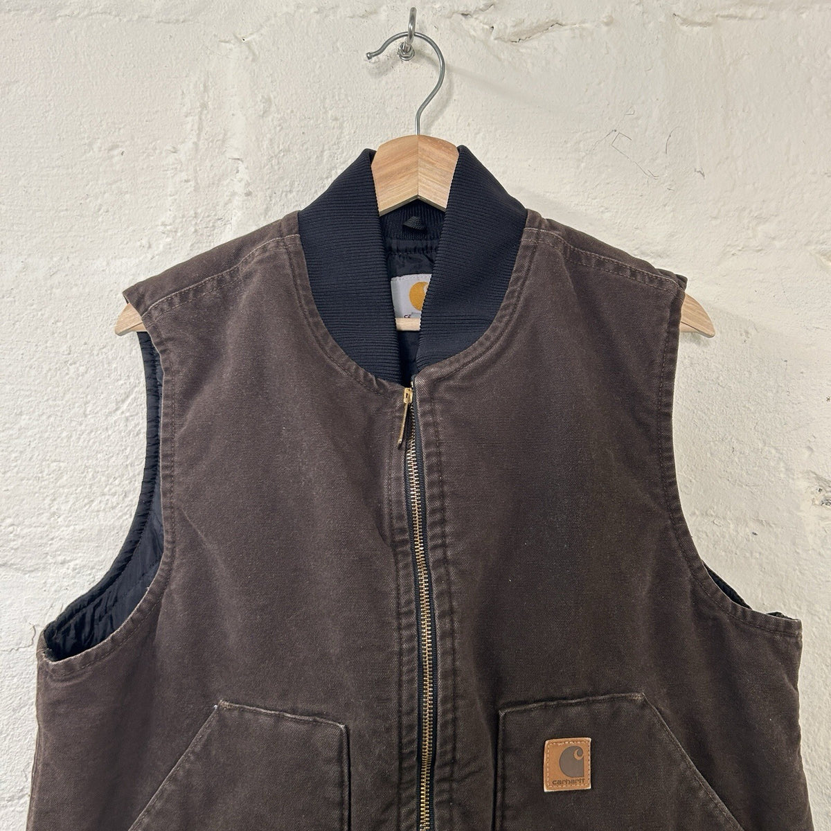 Vintage Carhartt Quilted Artic Vest “Dark Brown” V02 DKB Men’s Large