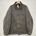 Vintage Carhartt Quilted Arctic Chore Jacket “Cement Grey” C26 CMT Men’s X-Large