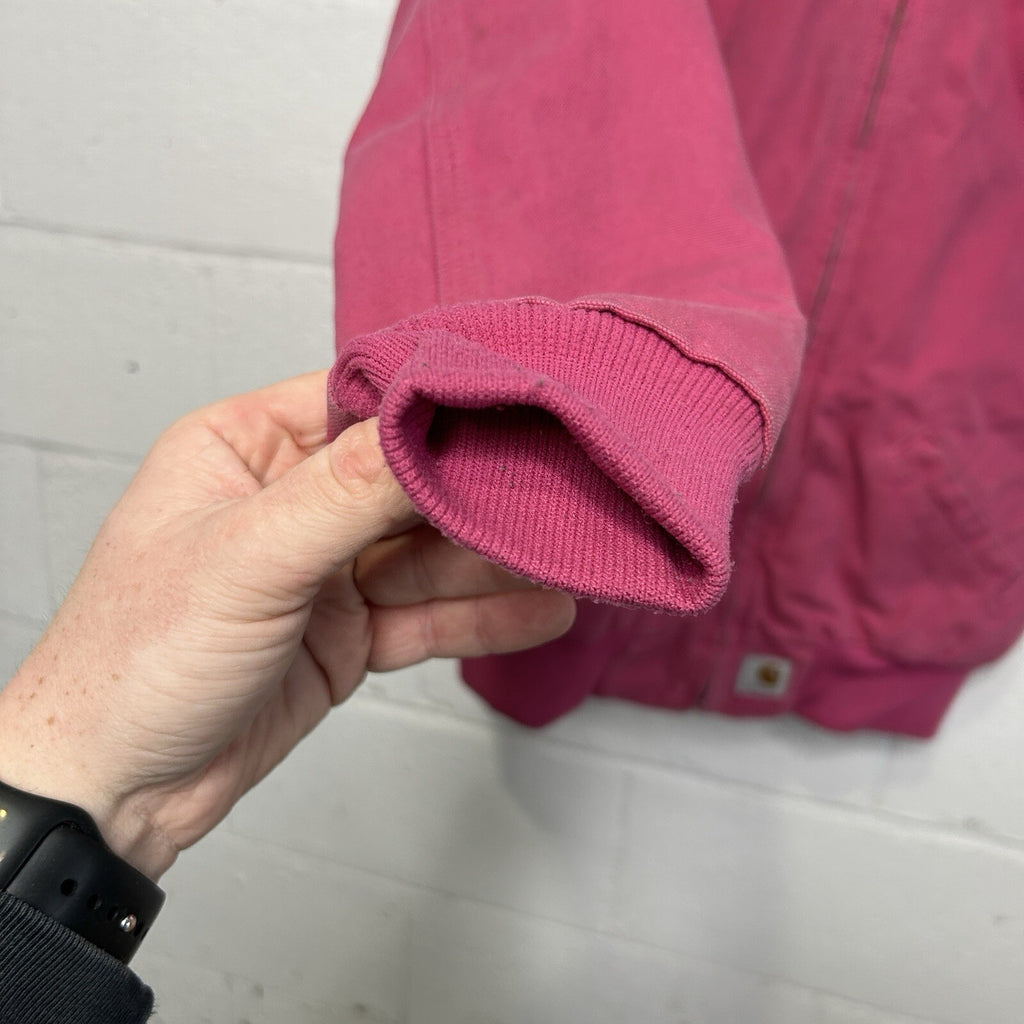 Y2K Carhartt Quilted Hooded Active Jacket “Tulip Pink” 100461-677 Women’s Small
