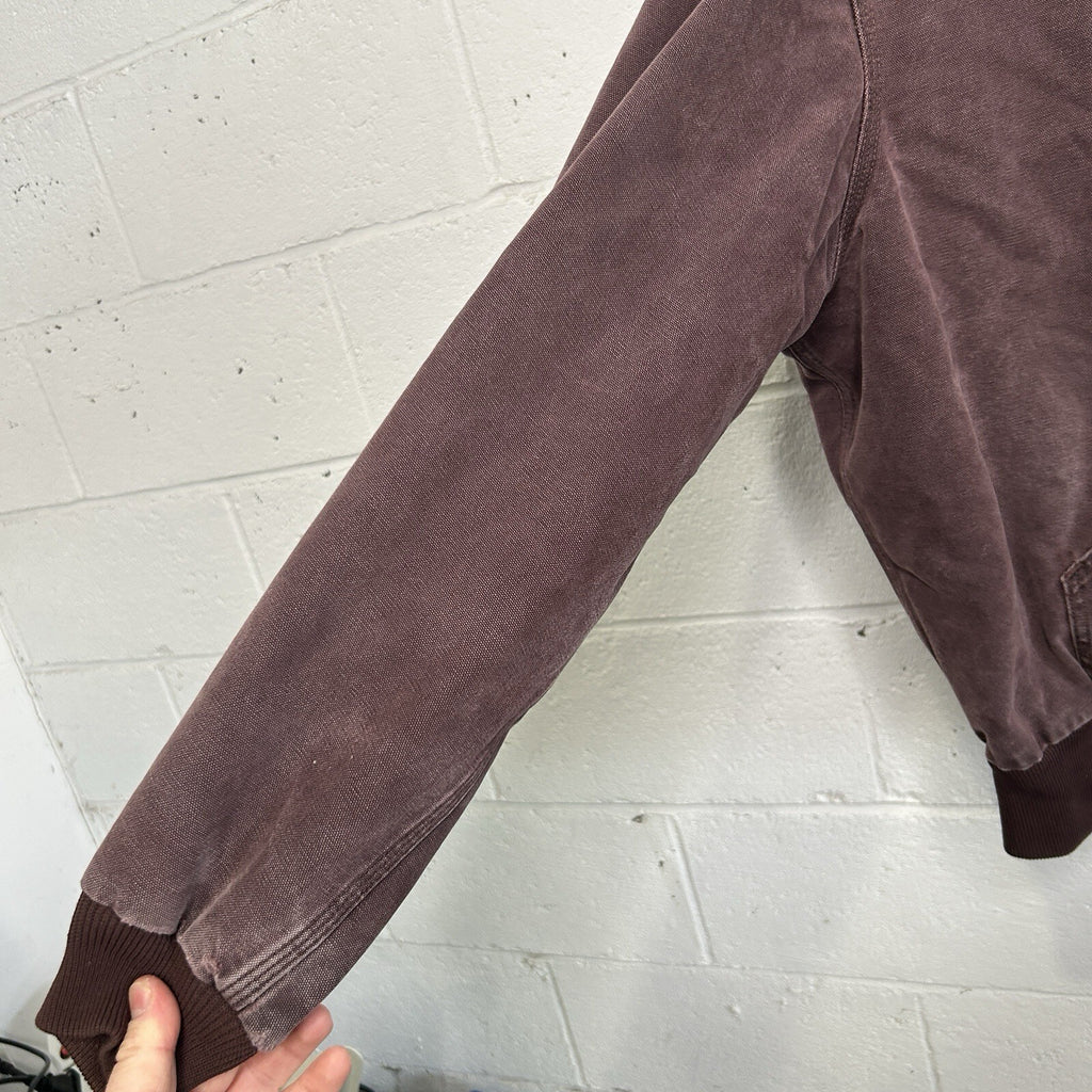 Vintage Carhartt Quilted Hooded Active Jacket “Burgundy/Wine” J06 BRG Men’s XL